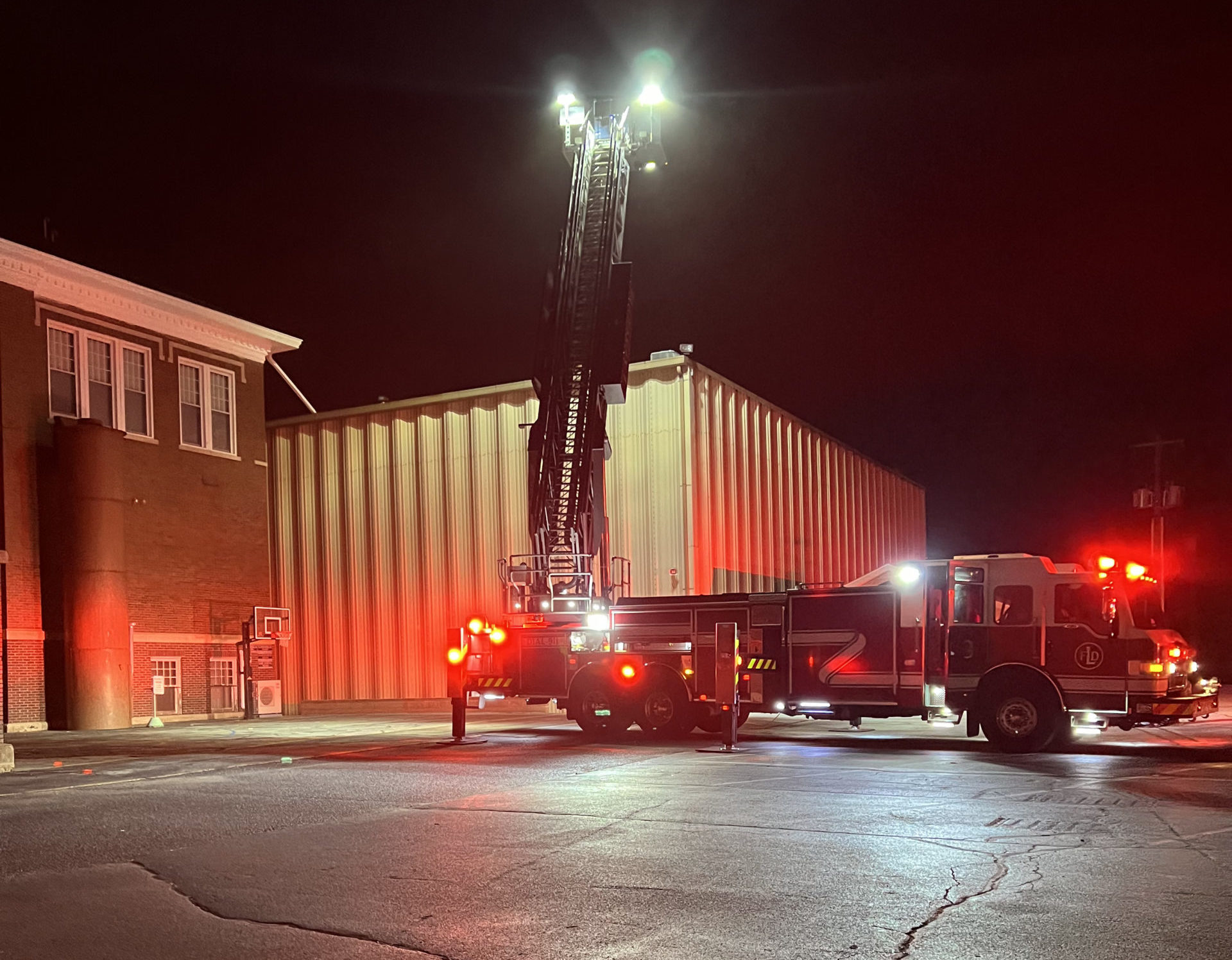 Fire in the New Gym
